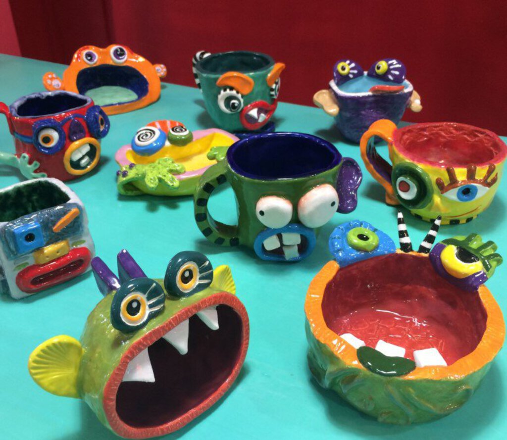 Monster Makers: Hand-Building with Clay October 5th 1:30p - 3:30p
