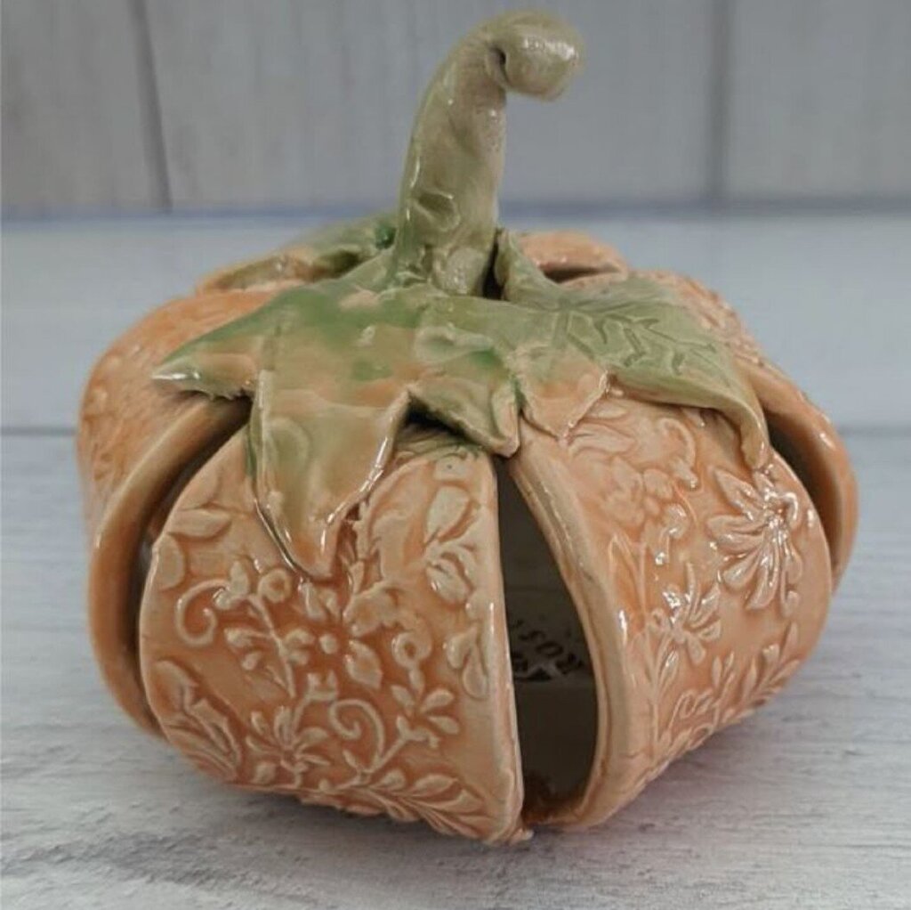 Hand Building Clay Pumpkins Oct. 22nd 6:30p - 8:30p