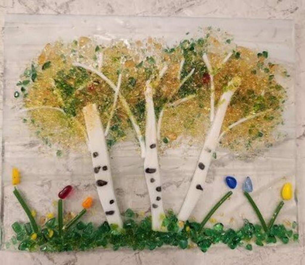 Fused Glass Aspen Trees Oct. 26th 1p - 3p