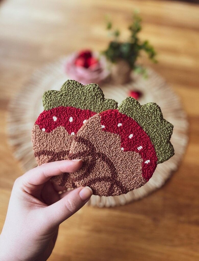 Punch Needle Coasters Feb.11th 6:30p-8;30p