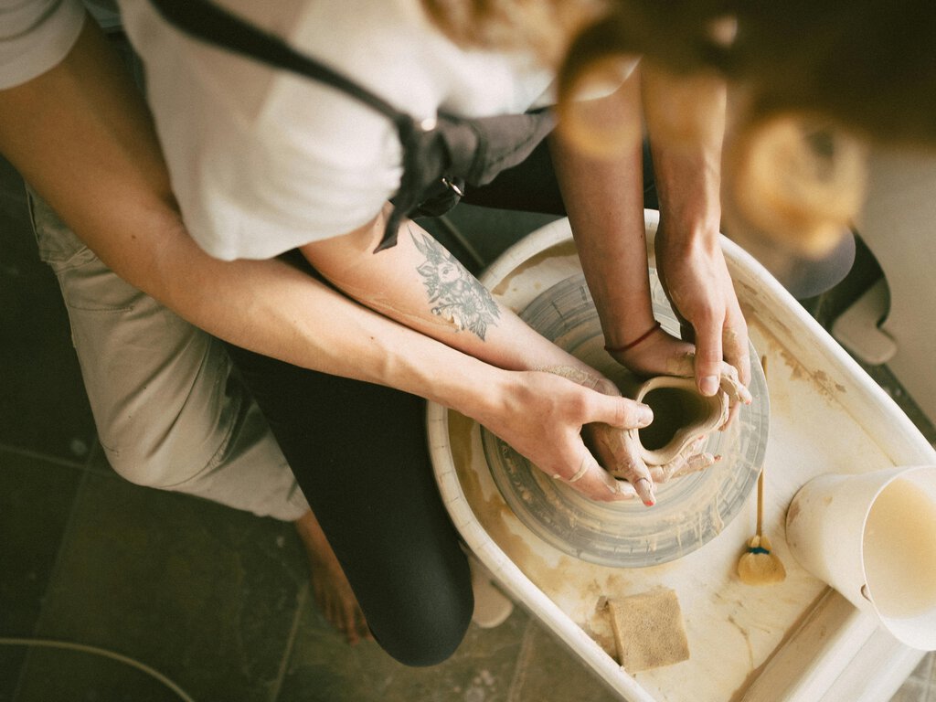 Date Night Pottery with Dinner - Valentine's Day