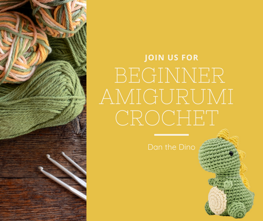 Beginner Amigurumi Class June 21st 12pm - 2:30pm