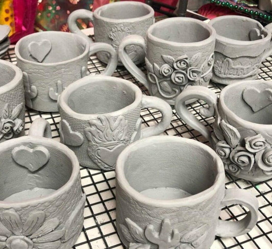 Hand Building Clay Mugs Nov. 14th 6:30p-8:30p