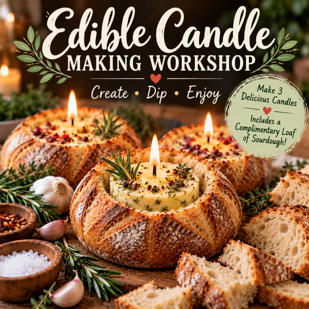 Edible Candle Workshop Nov. 20 6:30p-8:30p